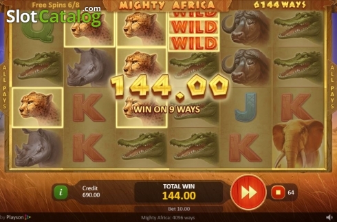 Скрин5. Mighty Africa слот