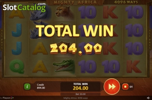 Скрин6. Mighty Africa слот