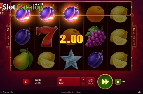 Скрин4. Imperial Fruits: 5 lines слот