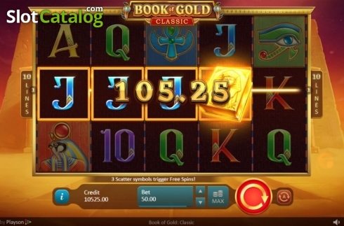 Скрин4. Book of Gold: Classic слот