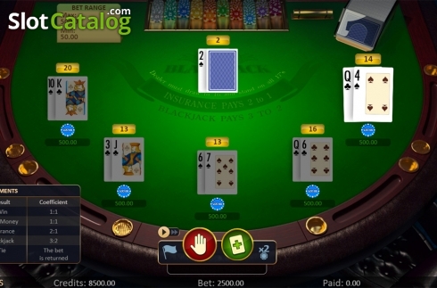 Скрин3. BlackJack High (Playson) слот