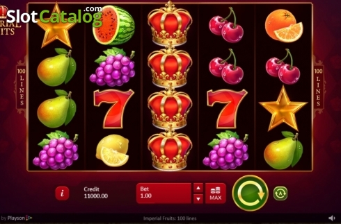 Скрин2. Imperial Fruits: 100 Lines слот