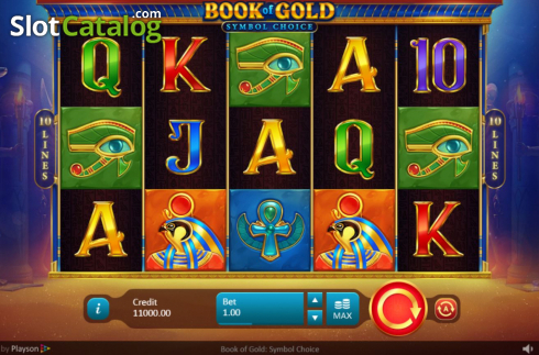 Скрин2. Book of Gold: Symbol Choice слот