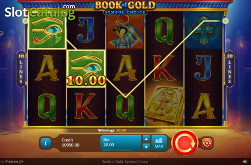 Скрин3. Book of Gold: Symbol Choice слот