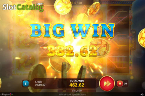Скрин8. Book of Gold: Symbol Choice слот