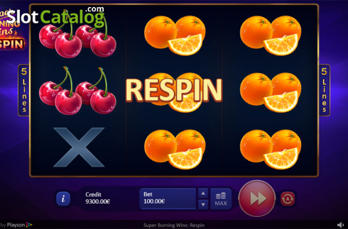 Скрин5. Super Burning Wins: Respin слот