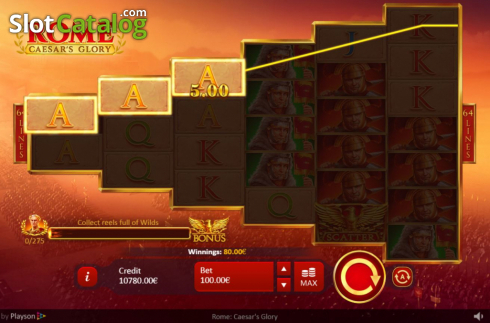 Скрин4. Rome: Caesars Glory слот