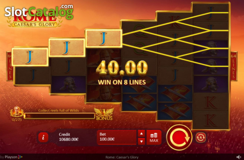 Скрин5. Rome: Caesars Glory слот