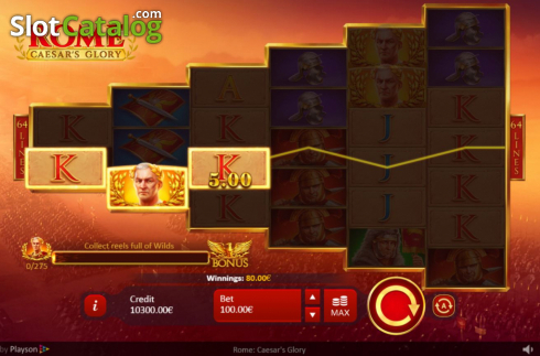 Скрин6. Rome: Caesars Glory слот