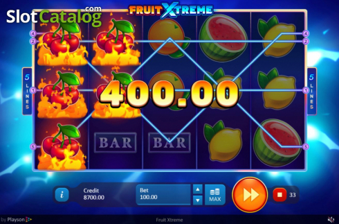 Скрин3. Fruit Xtreme слот