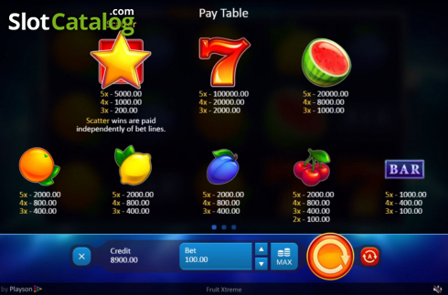 Скрин8. Fruit Xtreme слот