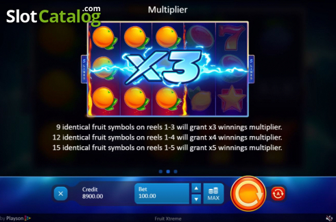 Скрин9. Fruit Xtreme слот