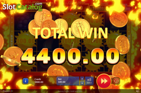 Скрин7. Sunny Fruits: Hold and Win слот