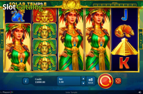 Скрин2. Solar Temple слот