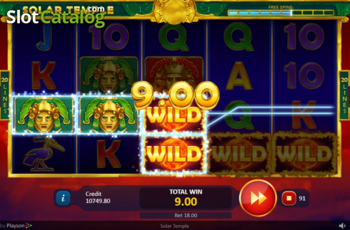 Скрин5. Solar Temple слот