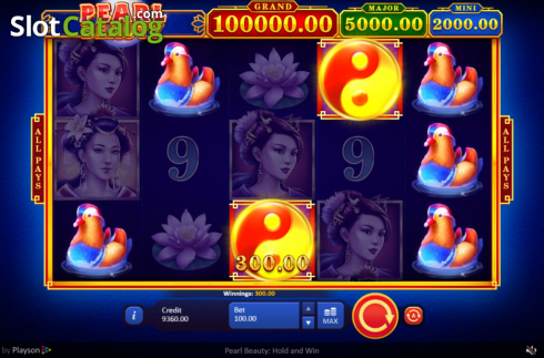 Скрин4. Pearl Beauty Hold and Win слот