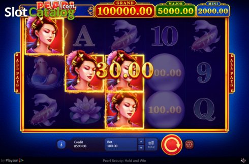 Скрин6. Pearl Beauty Hold and Win слот