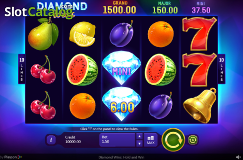 Скрин2. Diamond Wins слот
