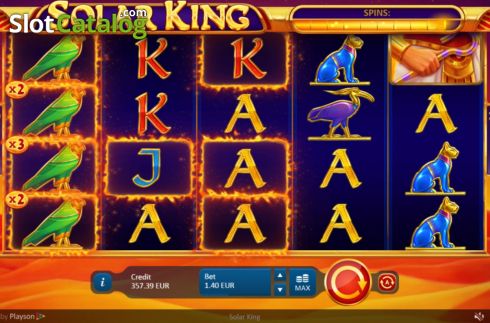 Скрин7. Solar King слот