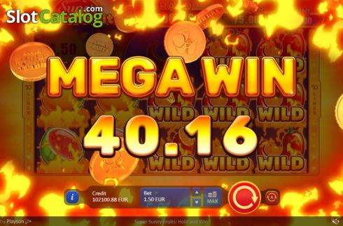 Скрин7. Super Sunny Fruits: Hold and Win слот