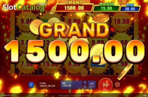 Скрин8. Super Sunny Fruits: Hold and Win слот