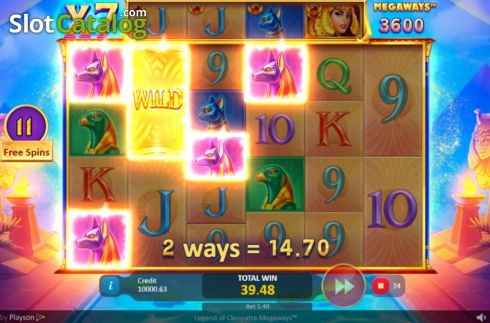 Скрин6. Legend of Cleopatra Megaways слот