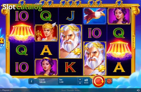 Скрин2. Zeus: Thunder Reels слот