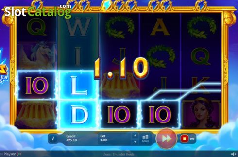 Скрин5. Zeus: Thunder Reels слот