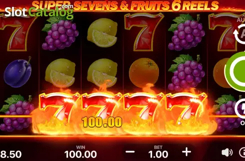 Скрин8. 5 Super Sevens and Fruits: 6 Reels слот