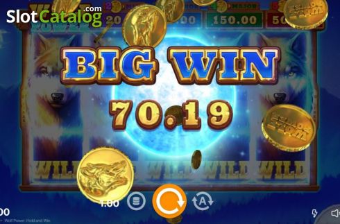 Скрин3. Wolf Power: Hold and Win слот