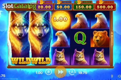 Скрин7. Wolf Power: Hold and Win слот