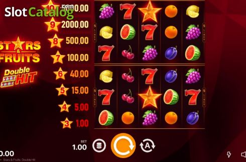 Скрин2. Stars & Fruits Double Hit слот