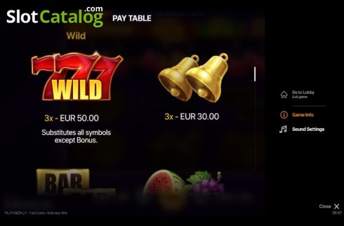 Скрин8. Hot Coins Hold and Win слот