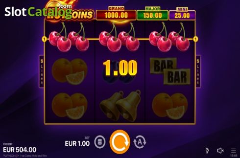 Скрин6. Hot Coins Hold and Win слот
