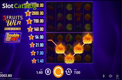 Скрин3. 3 Fruits Win Double Hit слот