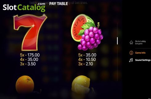 Скрин6. 3 Fruits Win Double Hit слот