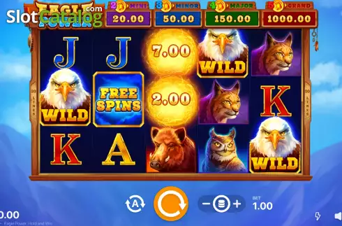 Скрин2. Eagle Power Hold and Win слот