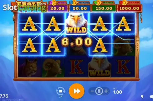 Скрин5. Eagle Power Hold and Win слот