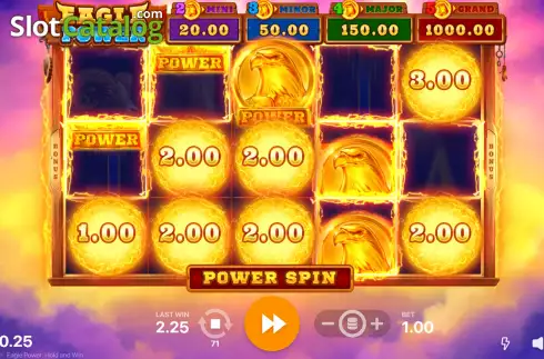 Скрин6. Eagle Power Hold and Win слот