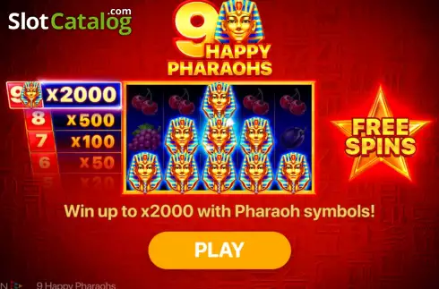 Скрин2. 9 Happy Pharaohs слот