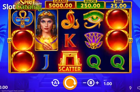 Скрин3. Spirit of Egypt Hold and Win слот