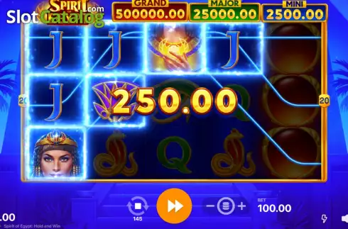 Скрин5. Spirit of Egypt Hold and Win слот
