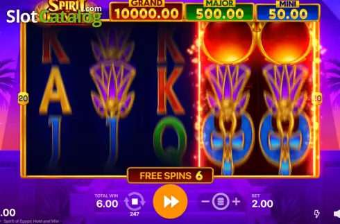 Скрин8. Spirit of Egypt Hold and Win слот