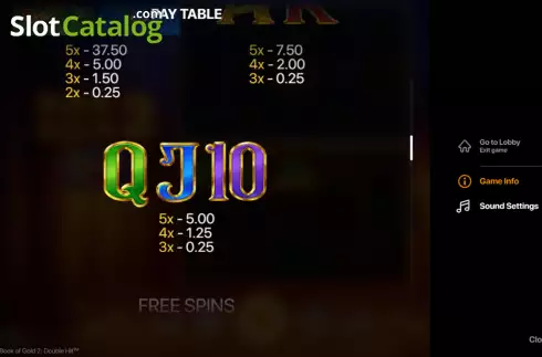 Скрин8. Book of Gold 2 Double Hit слот