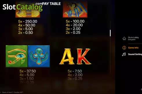 Скрин7. Book of Gold 2 Double Hit слот