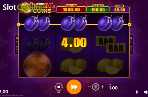 Скрин7. Royal Coins Hold and Win слот