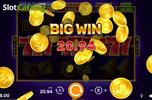 Скрин5. Diamond Fortunator Hold and Win слот