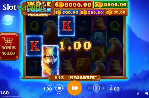 Скрин4. Wolf Power Megaways слот