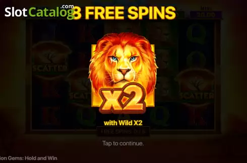 Скрин7. Lion Gems: Hold and Win слот