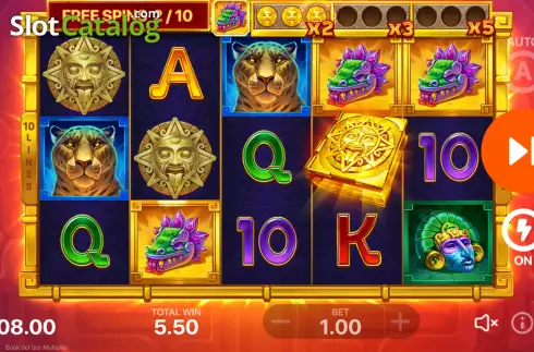 Скрин8. Book del Sol: Multiplier слот
